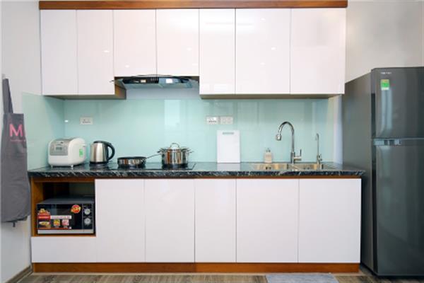 The two bedroom apartment with large balcony, fully furnished for rent in Hoang Hoa Tham