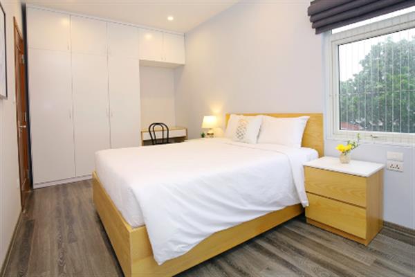 The two bedroom apartment with large balcony, fully furnished for rent in Hoang Hoa Tham