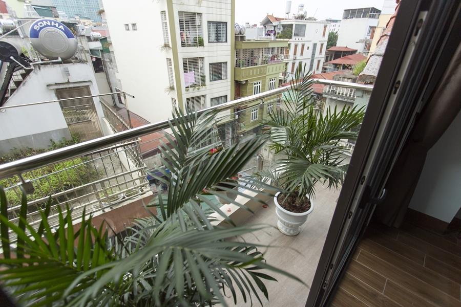 Bright and airy 1 bedroom apartment for lease in Tran Van lai St, Cau Giay Dist