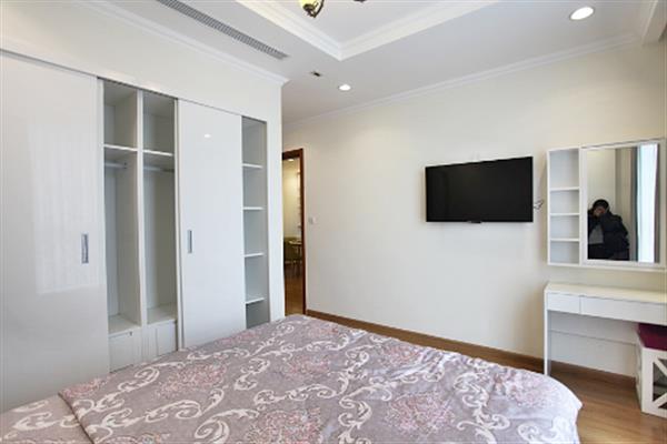 Modern 2 bedroom apartment for rent in Vinhomes Nguyen Chi Thanh, balcony