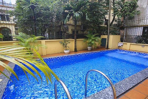 4 bedroom villas with outdoor swimming pool for rent in Tay Ho dist.