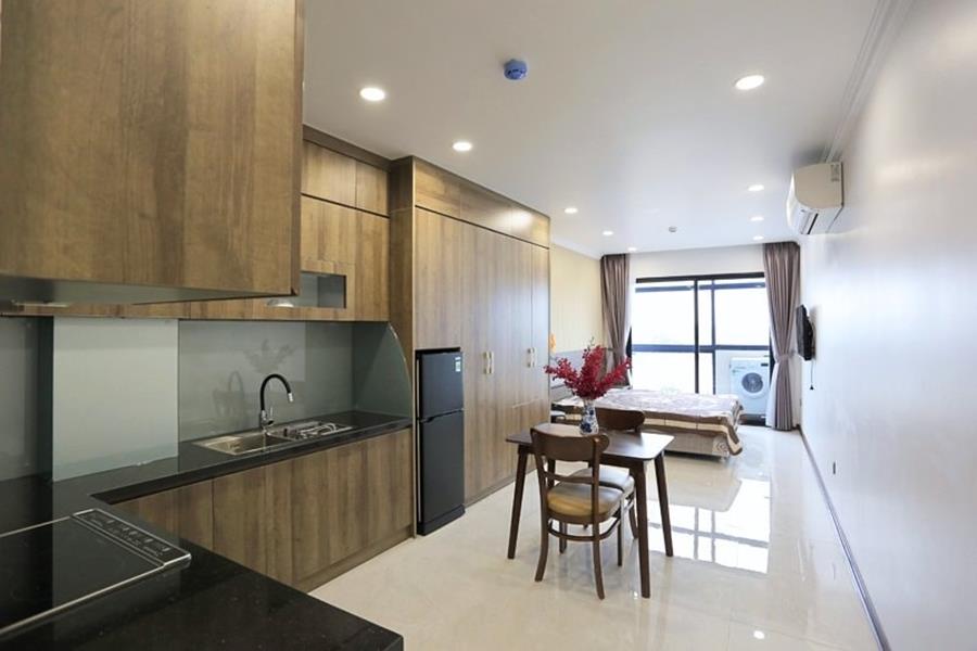 High floor modern Studio apartment to rent in Nam Trang with lake view