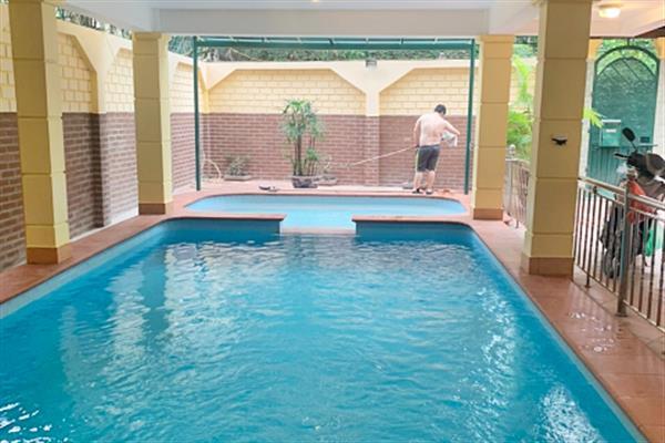 Beautiful villa with large front courtyard,swimming Pool on To Ngoc Van