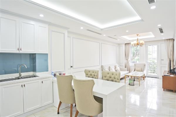 Elegant luxury 02 bedroom apartment for rent in Nguyen Du street, Hoan Kiem dist.