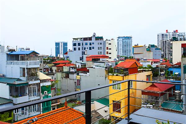 Brand New & Open View 02 bedroom apartment for rent in Doi Can, Ba Dinh dist.
