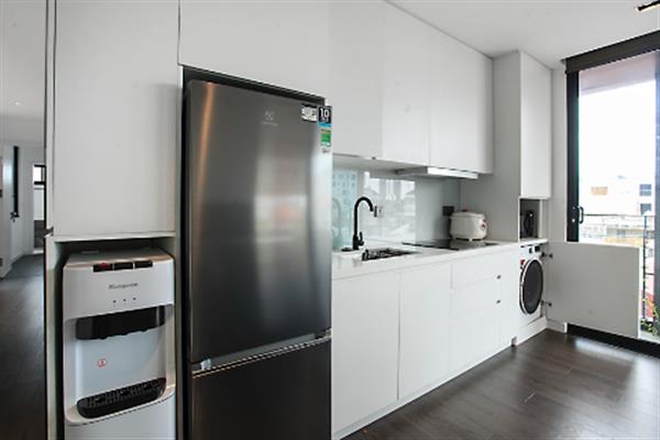 Brand New & Open View 02 bedroom apartment for rent in Doi Can, Ba Dinh dist.