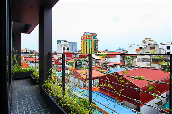 Brand New & Open View 02 bedroom apartment for rent in Doi Can, Ba Dinh dist.