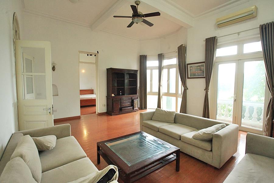 Garden view 1 bedroom apartment at Xuan Dieu, ground floor