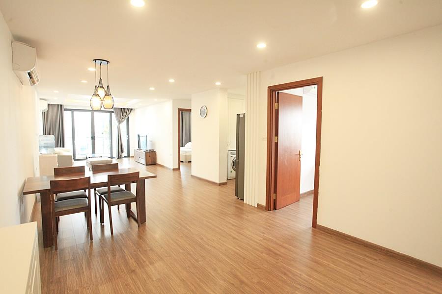 Open view & fully furnished 2 bedroom apartment in Xuan Dieu, with balcony on high floor