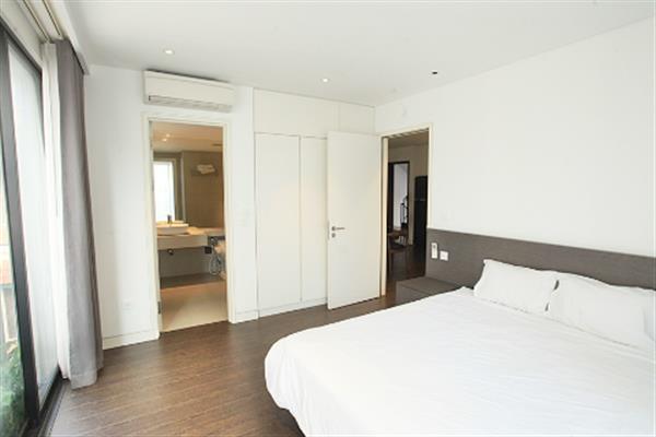 Elegant interior 2-bedroom apartment with balcony on To Ngoc Van