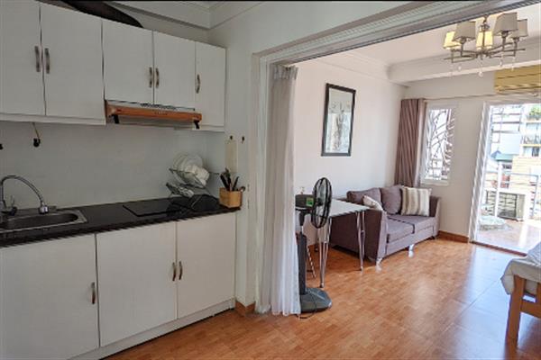 Airy & Open view studio apartment for rent in Tu Hoa. Nice terrace