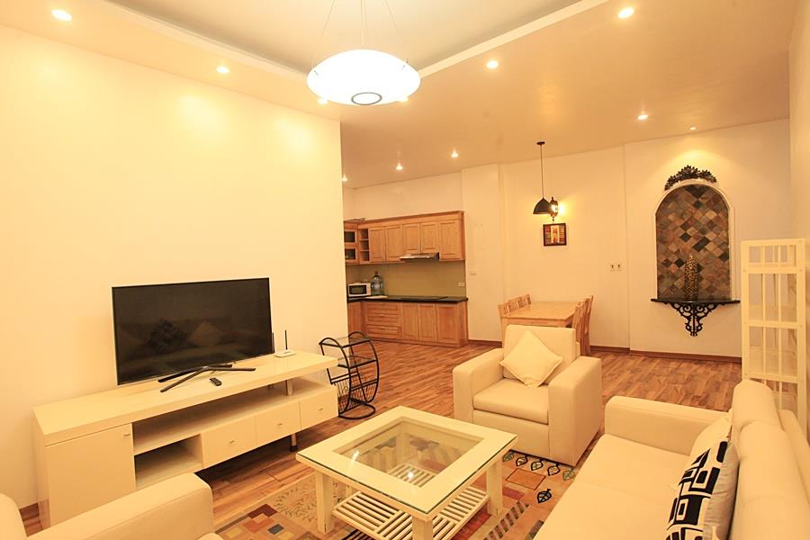 Modern 2 bedroom apartment for rent in Tran Te Xuong, Truc Bach.