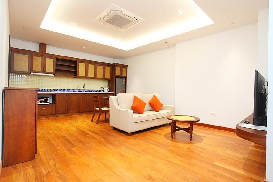 Rental Stunning 1-bedroom serviced apartment on Tu Hoa Street.