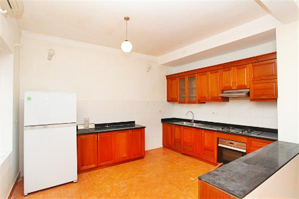 Partly furnished 6-bedroom house in To Ngoc Van. newly renovated