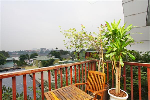 Fully serviced apartment in Xom Chua, Tay Ho, 3 bedroom - beautiful view