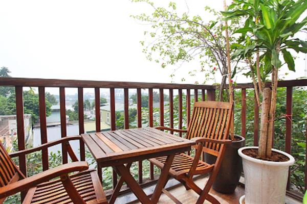 Fully serviced apartment in Xom Chua, Tay Ho, 3 bedroom - beautiful view