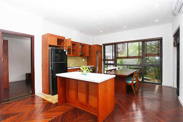 Huge balcony green view 4-bedroom apartment on Tay Ho street. modern & bright