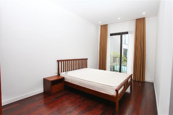 Huge balcony green view 4-bedroom apartment on Tay Ho street. modern & bright
