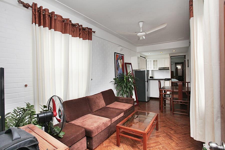 Good price 1 bedroom apartment in Au Co for rent, full furniture