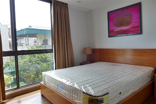 Beautiful lake view apartment for rent in Nhat Chieu Street, 2 bedrooms