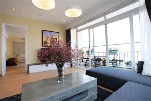 Beautiful 2 bedroom apartment for rent in To Ngoc Van, balcony