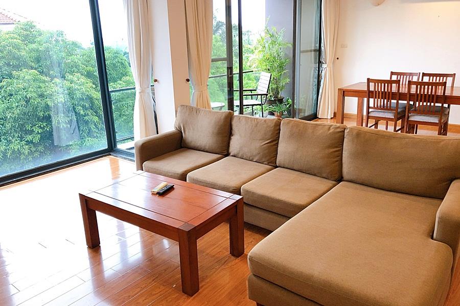 Lovely duplex 2 bedroom apartment in Quang Khanh street, with huge balcony