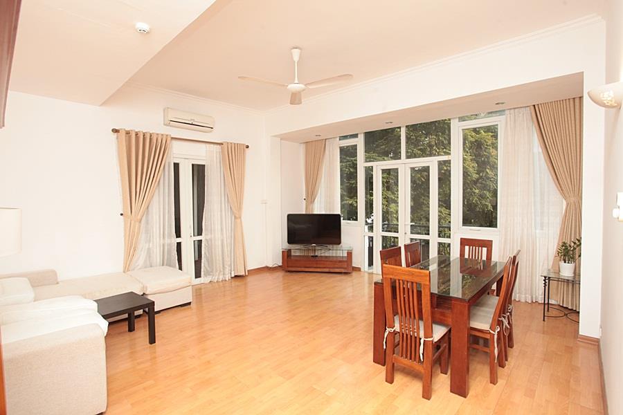 Bright & spacious 2 bedroom apartment in Tay Ho road to rent, with balcony