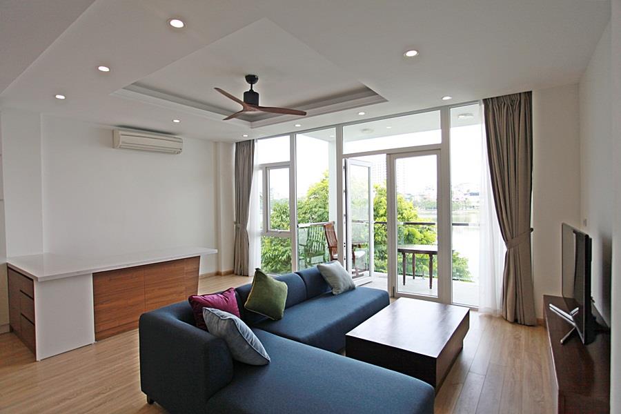 Lakeside spacious 2 bedroom apartment for rent in Tay Ho area