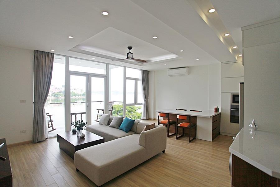 Stunning lake view 2 bedroom apartment for rent in Quang An, Tay Ho dist
