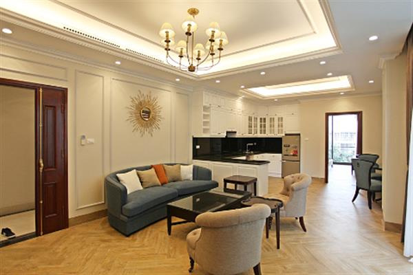 High quality 2 bedroom apartment in Tay Ho area, balcony & lake view