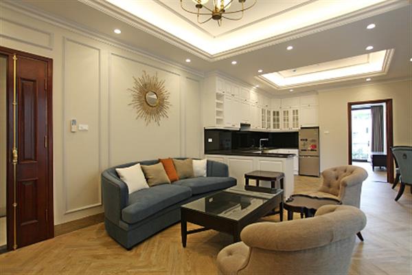 High quality 2 bedroom apartment in Tay Ho area, balcony & lake view