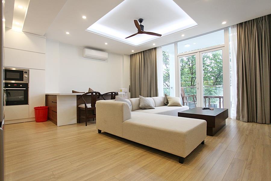 Lake view 2 bedroom apartment for rent on Quang An Street, Tay Ho Dist