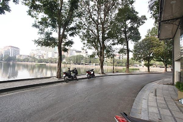 Awesome lake view 2 bedroom apartment on Tran Vu Street, Truc Bach area.
