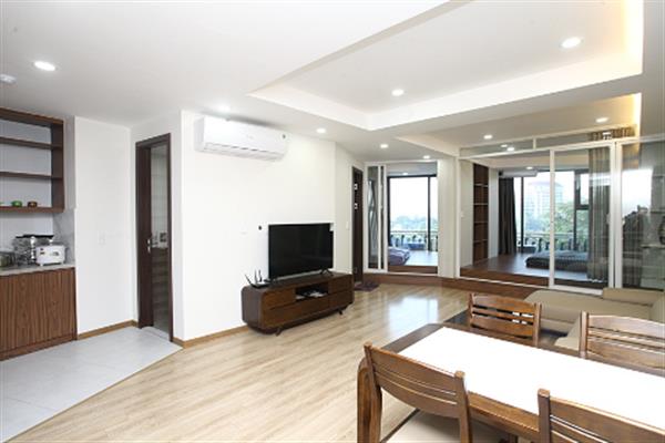 Awesome lake view 2 bedroom apartment on Tran Vu Street, Truc Bach area.