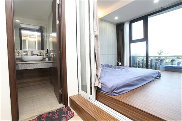 Awesome lake view 2 bedroom apartment on Tran Vu Street, Truc Bach area.