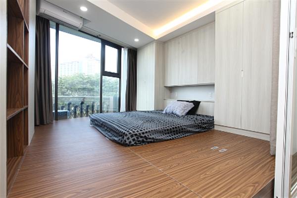 Awesome lake view 2 bedroom apartment on Tran Vu Street, Truc Bach area.