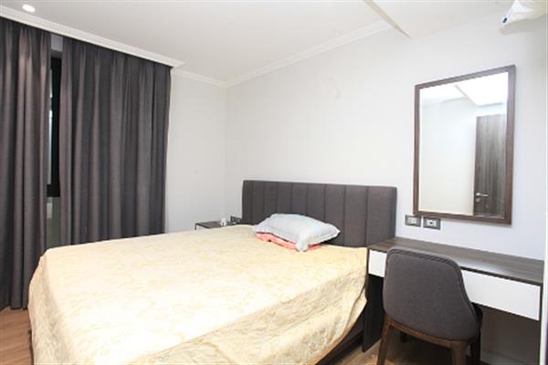 Street view & Balcony 02 bedroom apartment to rent in Truc Bach, Ba Dinh, Gym