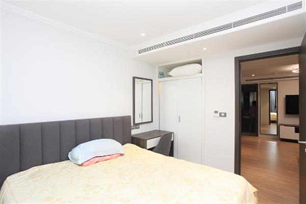 Street view & Balcony 02 bedroom apartment to rent in Truc Bach, Ba Dinh, Gym