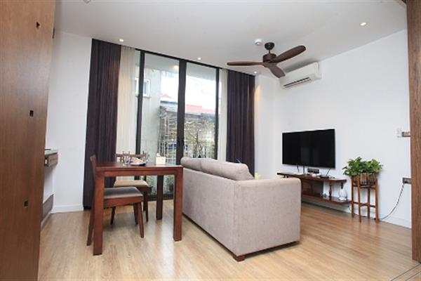 One bedroom, unique design aparment for rent on Ton That Thiep street, Hoan Kiem dist