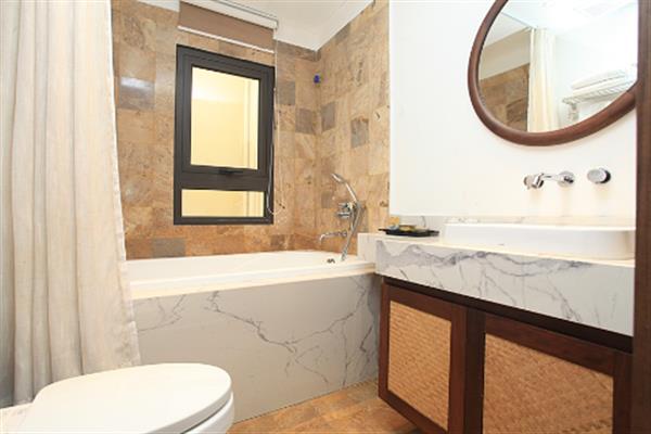 One bedroom, unique design aparment for rent on Ton That Thiep street, Hoan Kiem dist