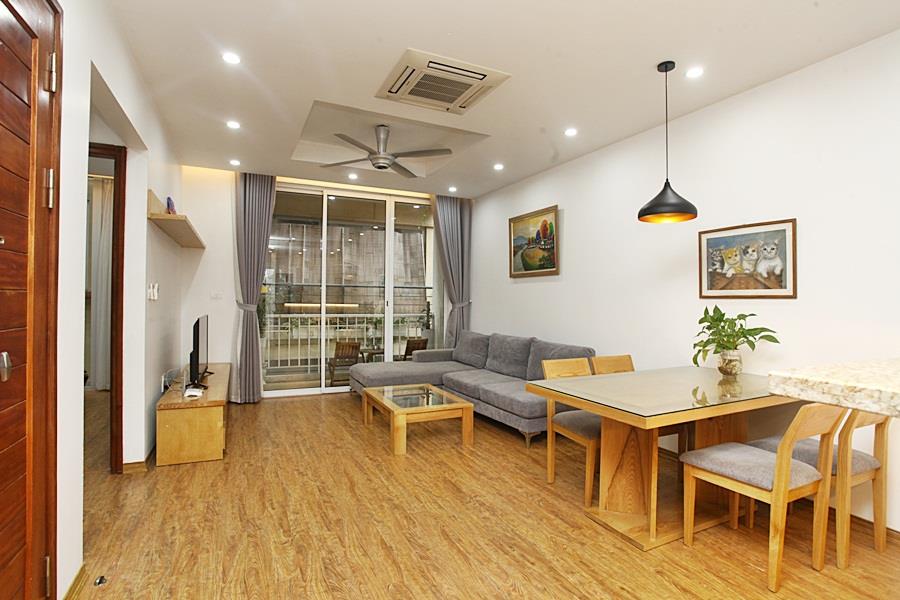 Spacious & cozy 2 bedroom apartment for rent on Dang Thai Mai, furnished, high floor