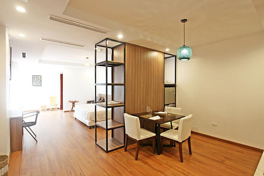 Bright & airy studio apartment, well designed and furnished, Dang Thai Mai street, Tay Ho dist.