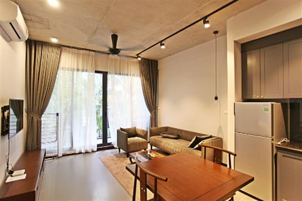 Modern 1 bedroom apartment for rent in Nghi Tam Village, balcony