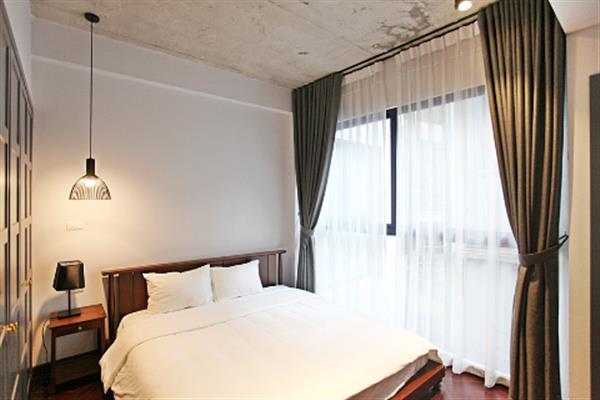 Modern 1 bedroom apartment for rent in Tu Hoa, balcony