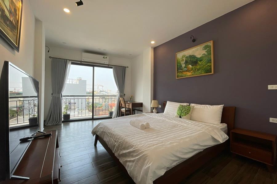 Open view 1 bedroom serviced apartment on Trinh Cong Son street, bright and airy