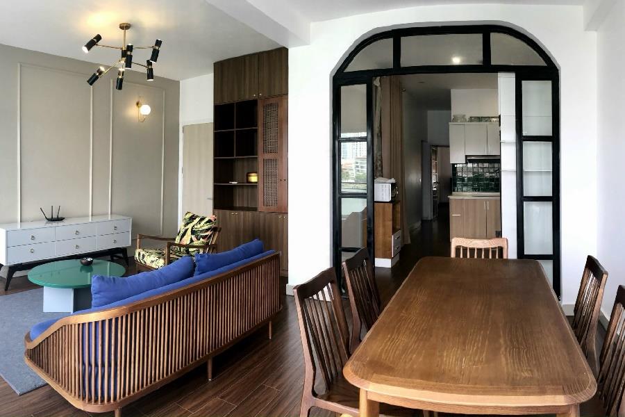 Beautiful 2 bedrooms duplex apartment with Indochine interior in Tu Hoa