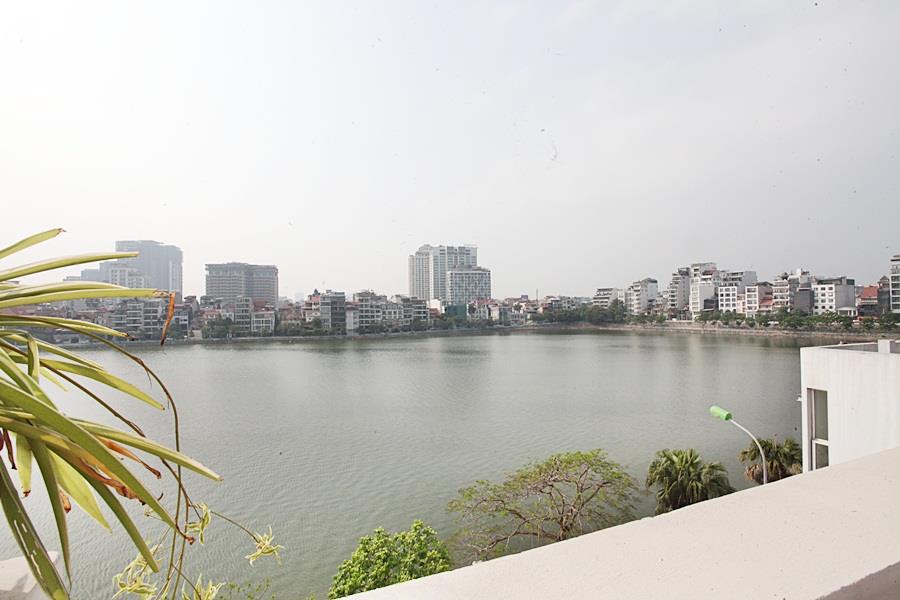 Duplex furnished 02 bedrooms serviced apartment in Tu Hoa, West lake view