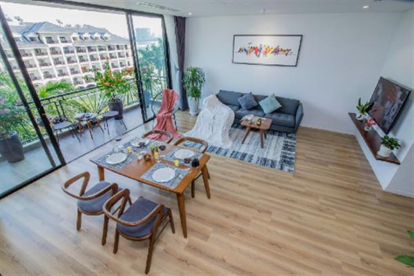 Spacious and modern 2 bedrooms apartment in Tay Ho with lake view
