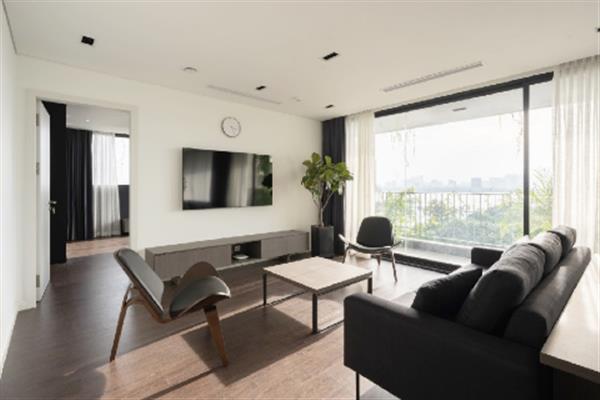 Spacious 3 bedrooms apartment with lake view and balcony in To Ngoc Van