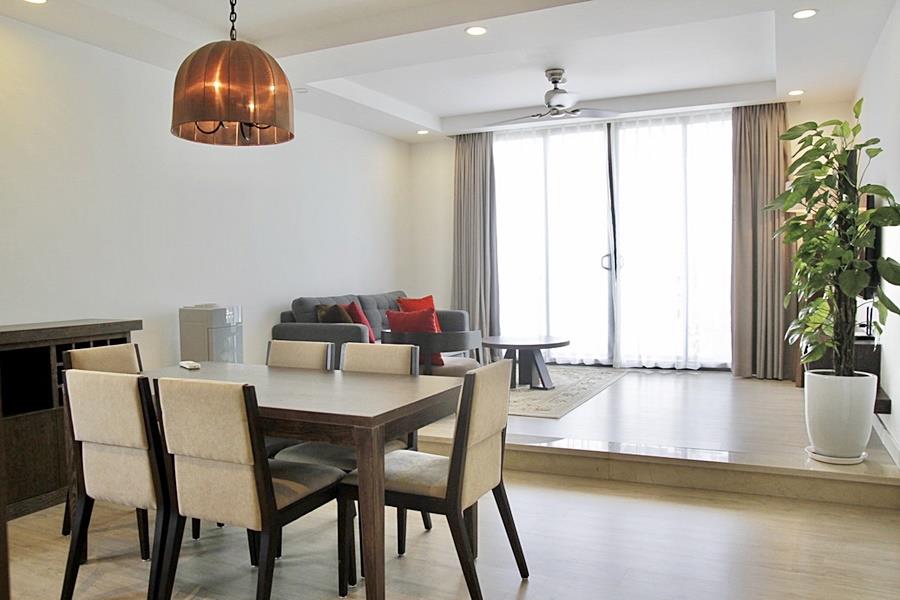 Modern & High floor 2-bedroom apartment to rent in Hoan Kiem